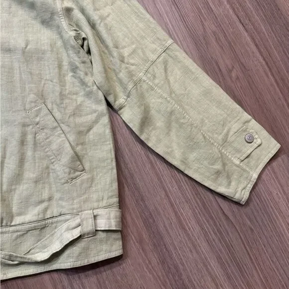 NWOT We The Free Lola‎ Linen Jacket | XSmall | Light Green - Picture 8 of 10